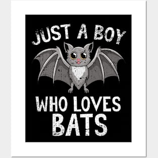 Just A Boy Who Loves Bats Posters and Art